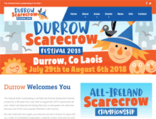Tablet Screenshot of durrowscarecrowfestival.com